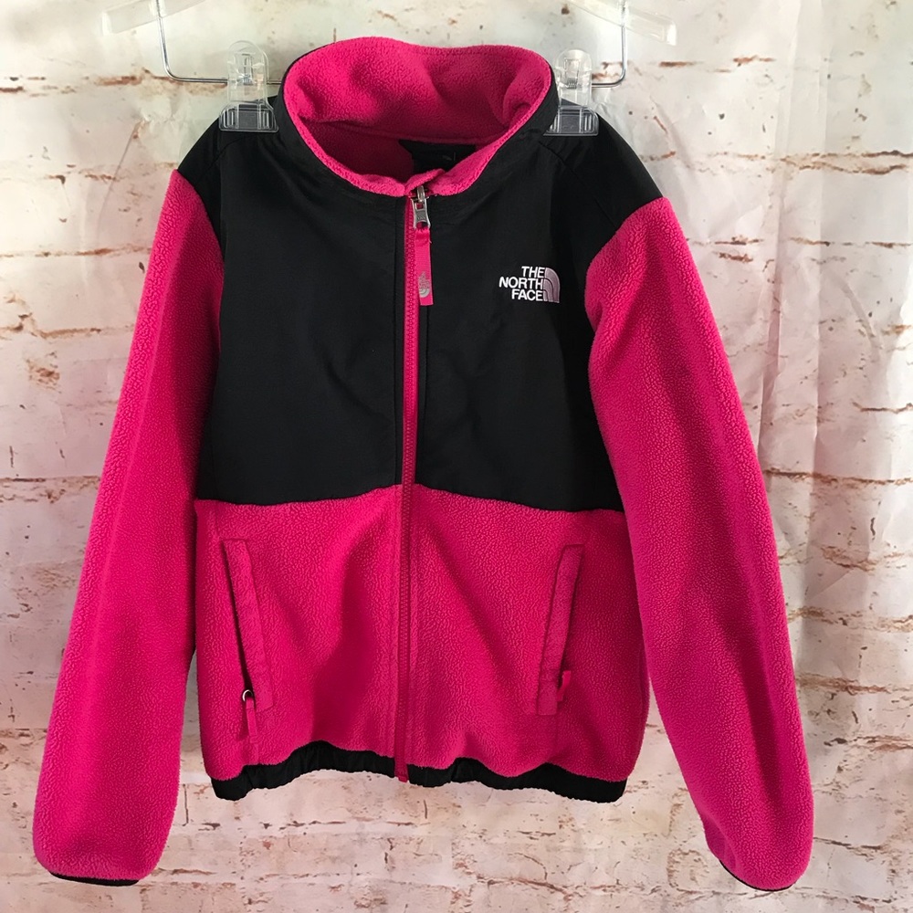The North face girls Denali jacket 10-12 EUC